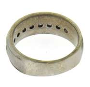 Elegant White Gold Diamond Channel Set Men's Wedding Band