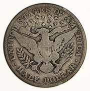 1915 Barber Half Dollar - Circulated
