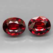 Ravishing 4.24ct rich cherry red Spessartite Garnet set