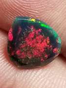 Full cover! Fairy fire! 1.38ct black Opal