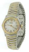 Ebel Classic Wave Mini 2 Tone on Bracelet Ladies Watch