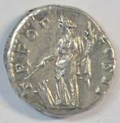 Near Mint Antoninus Pius Roman Silver Denarius, 138-161 AD