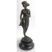 Nude Woman Bronze Sculpture