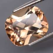 Sparkling 6.59ct peach champagne Topaz