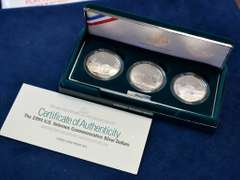 1994 US Veterans Commemorative silver dollars set