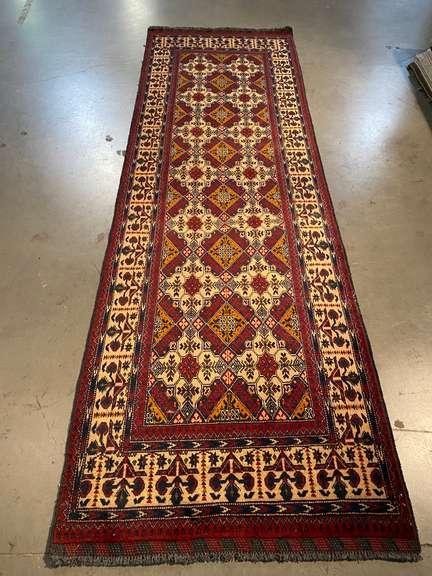 MAGNIFICENT AFGHAN RUNNER 3X10