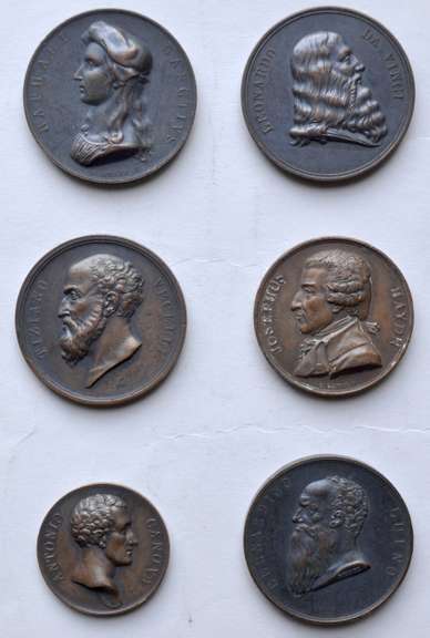 6 Bronze Medals European Artists and Musicianss