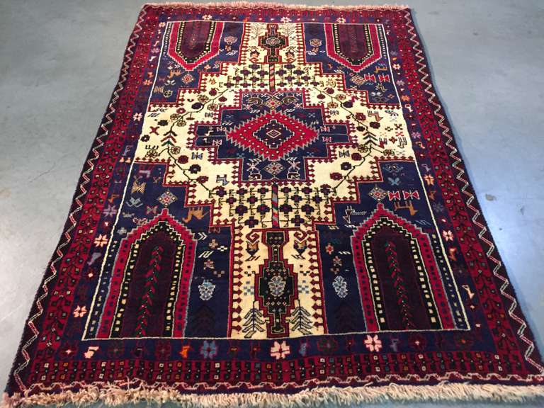 AUTHENTIC PERSIAN SAROUK RUG 5x7