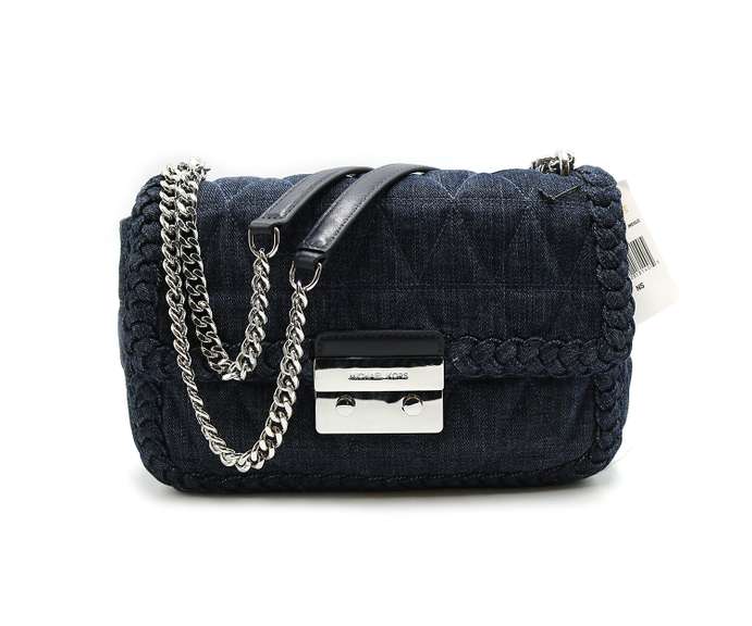 Micheal Kors Sloan Denim Shoulder Bag