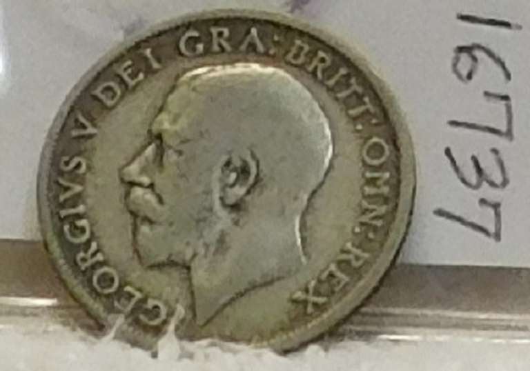 Great Brit: 1920 Sil. (500)  Shilling  George V