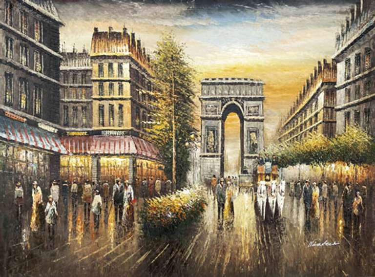 ONE OF A KIND BEAUTIFUL PAINTING ON CANVAS