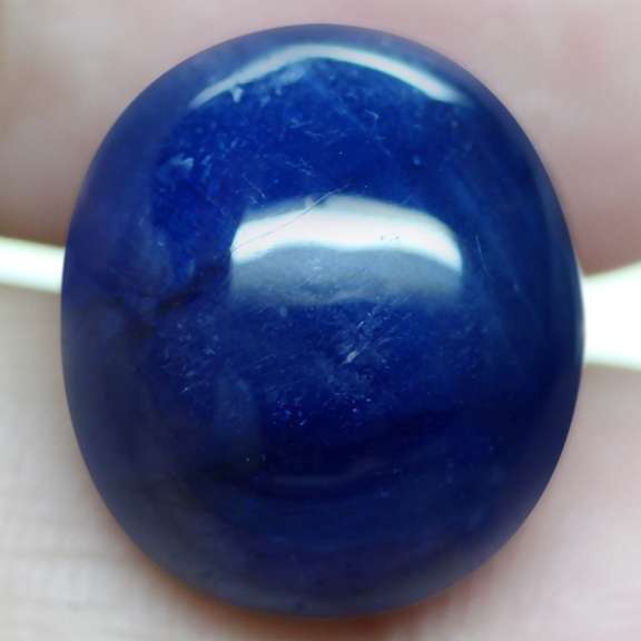 Giant 22.69ct royal blue Sapphire cabochon