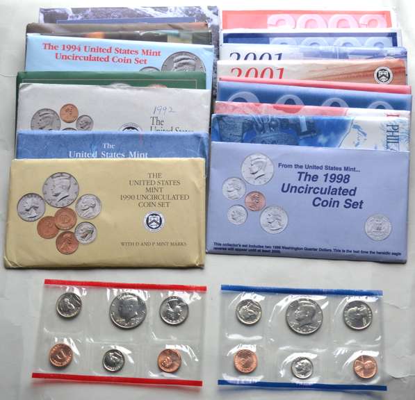 1990-2002 US Mint Sets Complete