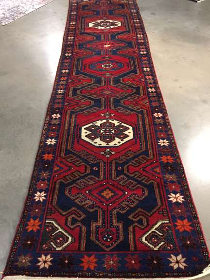 AUTHENTIC PERSIAN HAMEDAN RUNNER 3.2x13.2