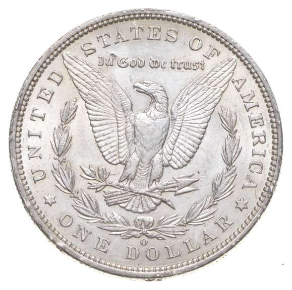 1896-O Morgan Silver Dollar