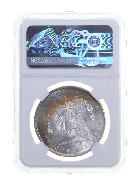 MS63 1883-O Morgan Silver Dollar - Graded NGC Insane Color