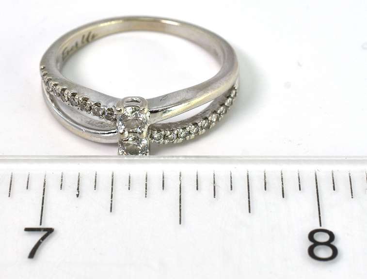 Sweet & Sparkly "Ever Us" Diamond Ring in White Gold