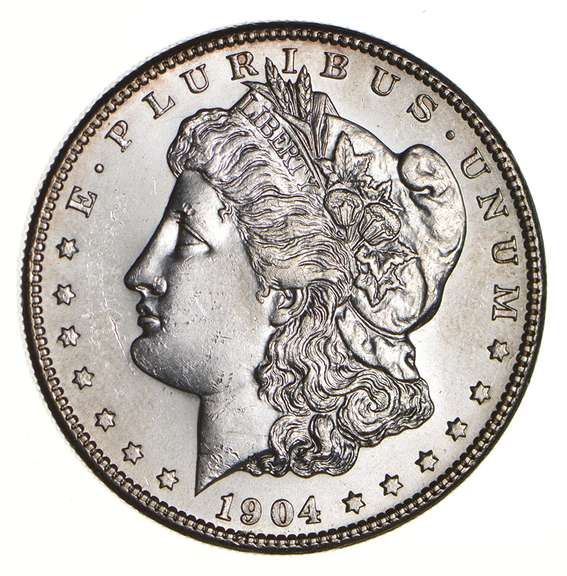 1904-S Morgan Silver Dollar - Near Uncirculated