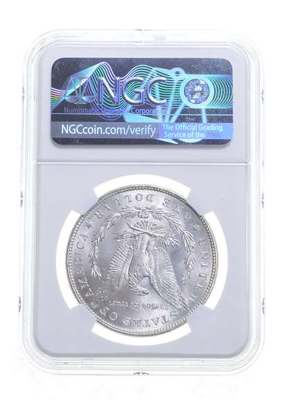 MS65 1887 Morgan Silver Dollar New York Bank Hoard - NGC