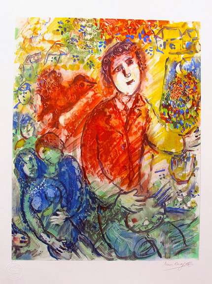 Marc Chagall, Artist And Lovers