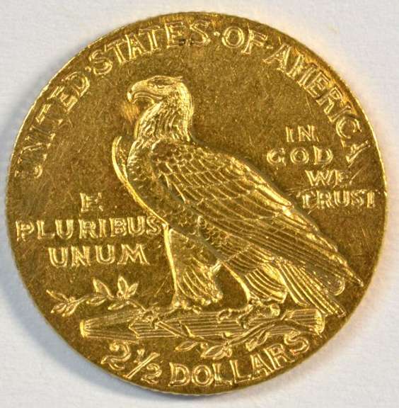 Flashy BU 1911 US $2.50 Indian Gold Piece