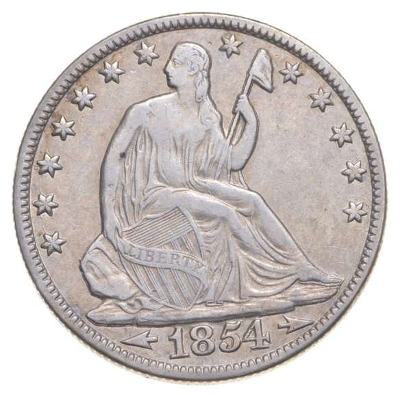 1854-O Seated Liberty Half Dollar