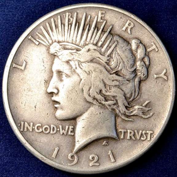 1921 Peace Dollar Circulated