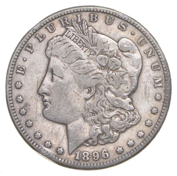 1896-S Morgan Silver Dollar