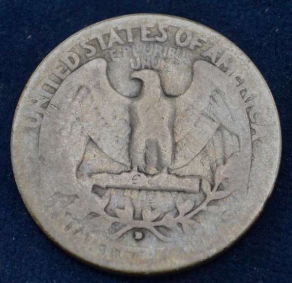 Key Date 1932-D Washington Silver Quarter Circulated