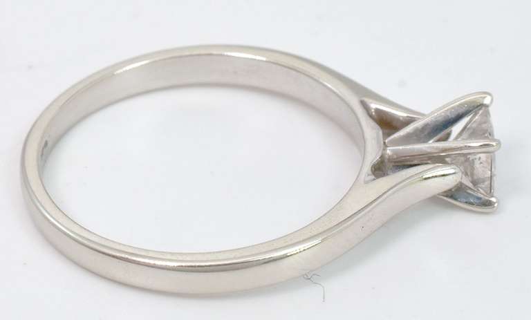 Princess Cut Diamond Solitaire, 14KT