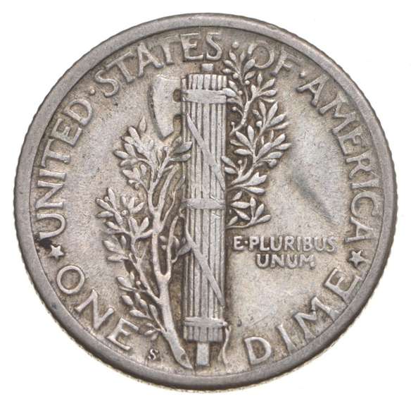 1923-S Mercury Silver Dime