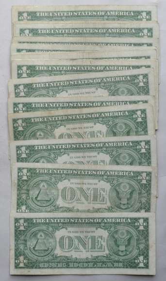 15 1957 Star $ 1 Silver Certificates