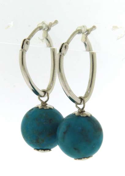 Choice White Gold Dangle Earrings