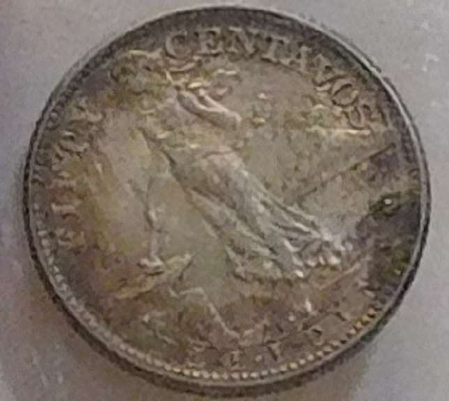 Philipenes: 1944 Silver 50 cent, World War 2 era