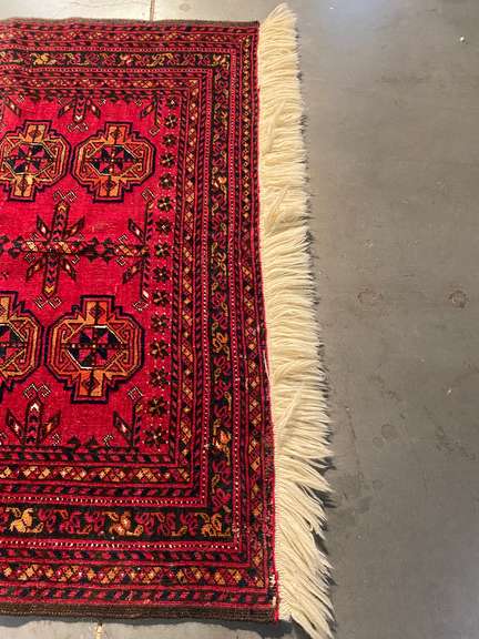 EXQUISITE AFGHAN TURKMAN 3.8x6.9