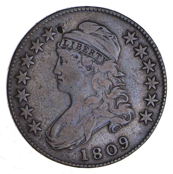 1809 Capped Bust Half Dollar - O-113 - Circulated