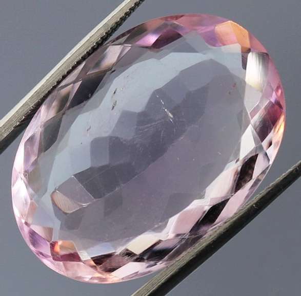 Halo flashing 16.72ct real unheated Bolivian Amethyst