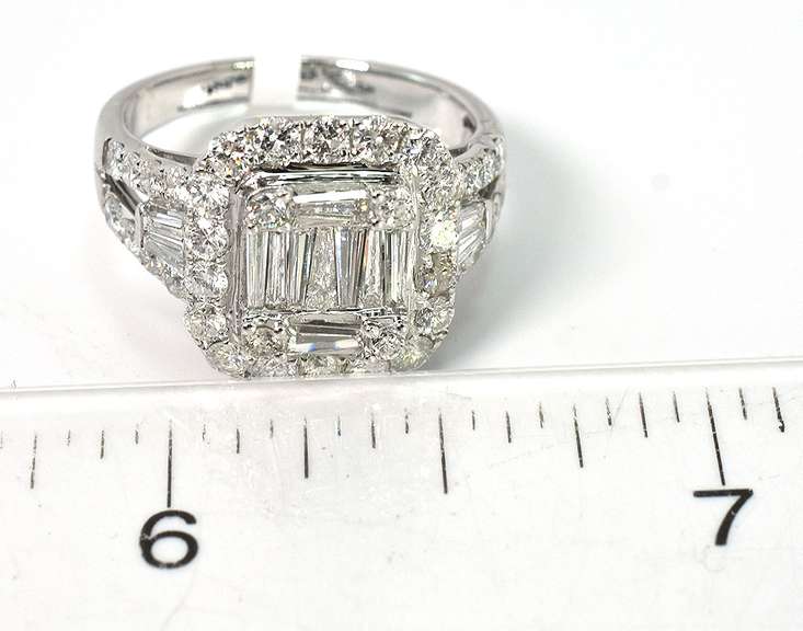 2ct Diamond Ring in White Gold