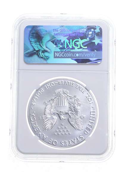 MS70 2017 American Silver Eagle Denver ANA Rick Harrison Signed - NGC