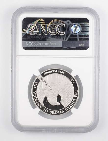PF70UCAM 2007-W $100 American Platinum Eagle 1 Oz .999 Platinum - NGC