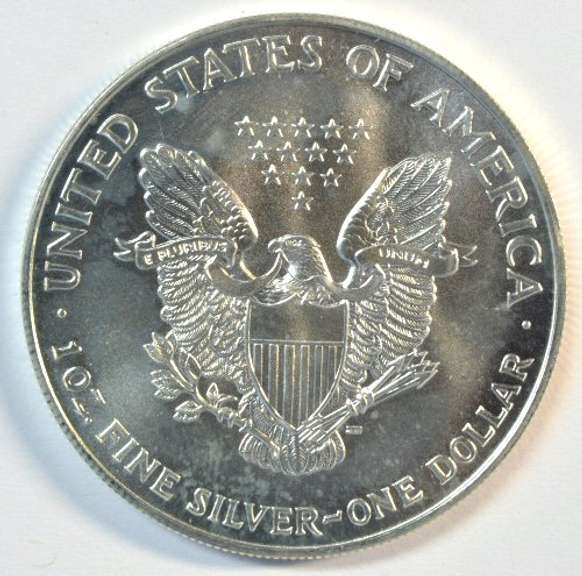 Scarce 1994 $1 American Silver Eagle in Superb Gem BU