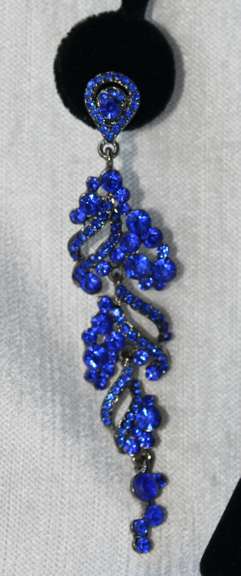 Set of Corn Flower Blue Color Fashion Design Earrings