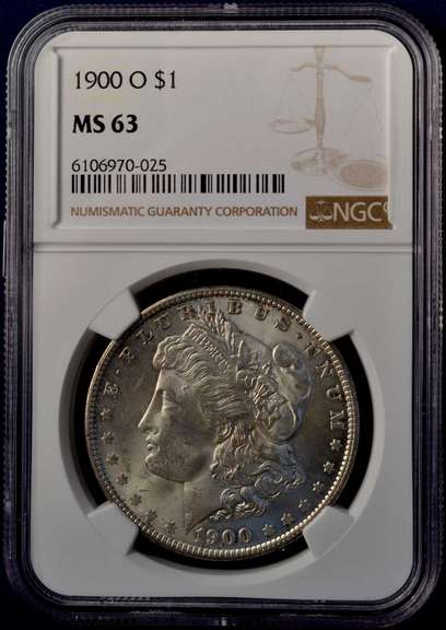 1900-O Morgan Silver Dollar NGC MS63