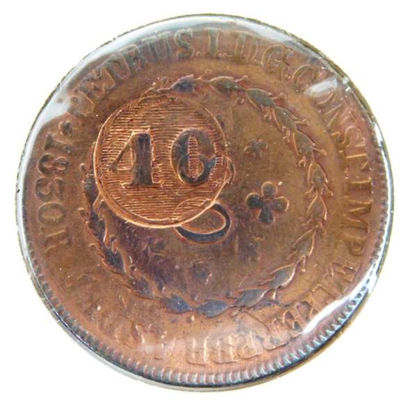 1830-R Petrus IDG Double Stamped Coin