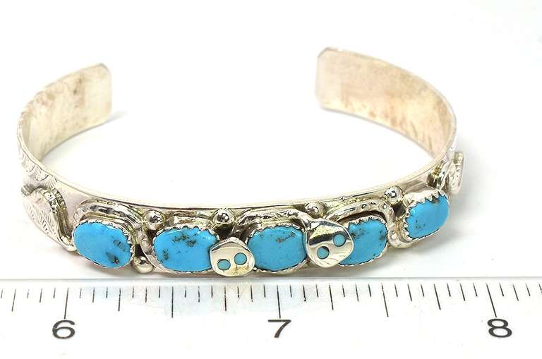 Turquoise Sterling Silver Cuff