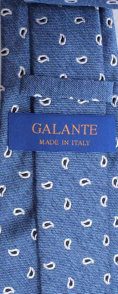 Fine Quality Italian Hand Made Silk Tie By Galante