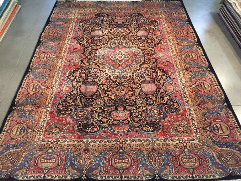EXQUISITE PERSIAN KASHMAR MASTERPIECE 10x13