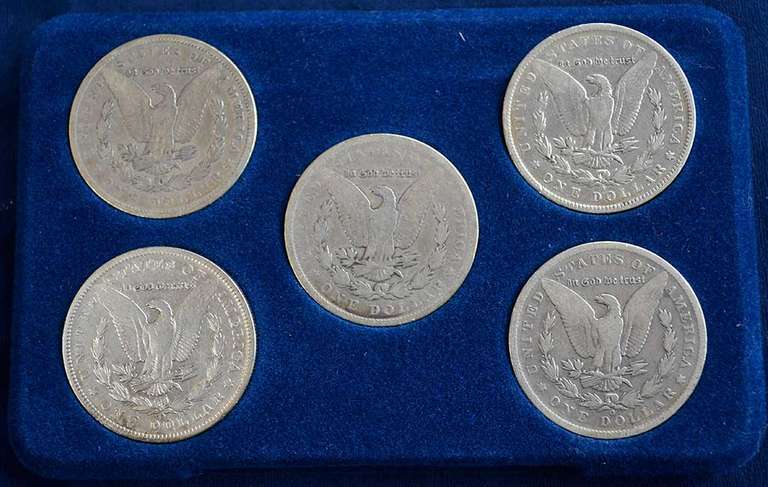 Morgan Silver Dollars Collection Circulated