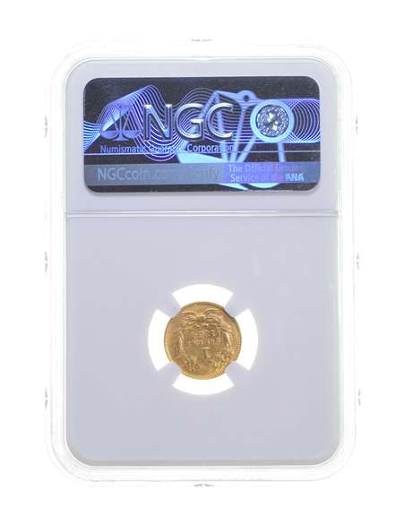 AU58 1854 $1 Indian Princess Head Gold Dollar - Type 2 - Graded NGC