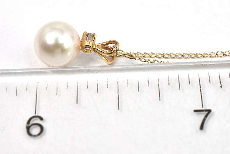 Endearing Pearl Necklace in 14KT Yellow Gold
